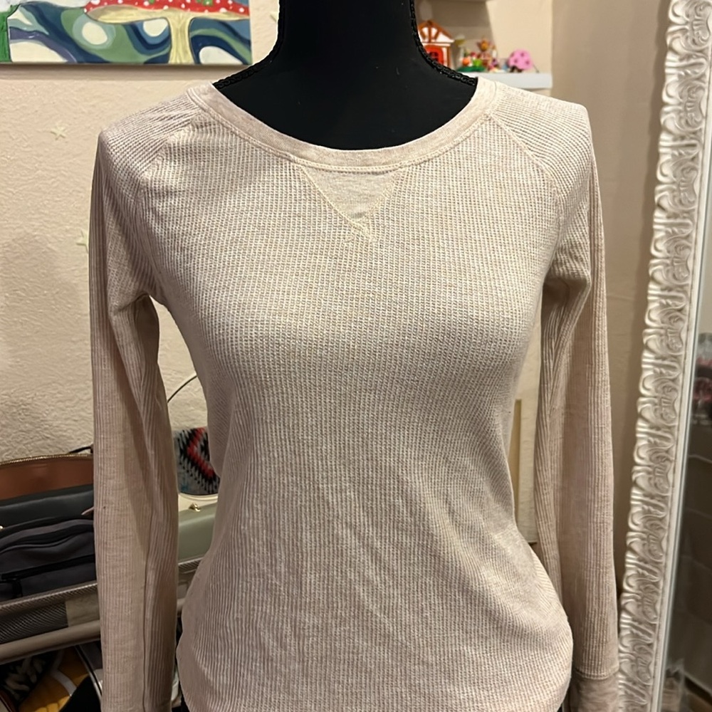 No Boundaries Women’s Cream Long Sleeve